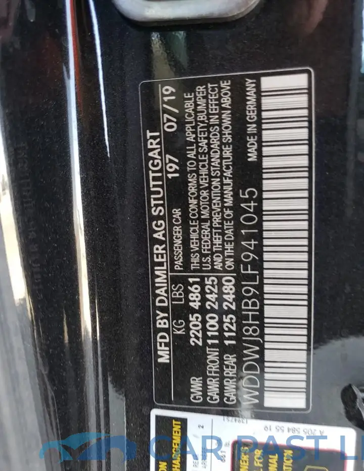 WDDWJ8HB9LF941045# 12