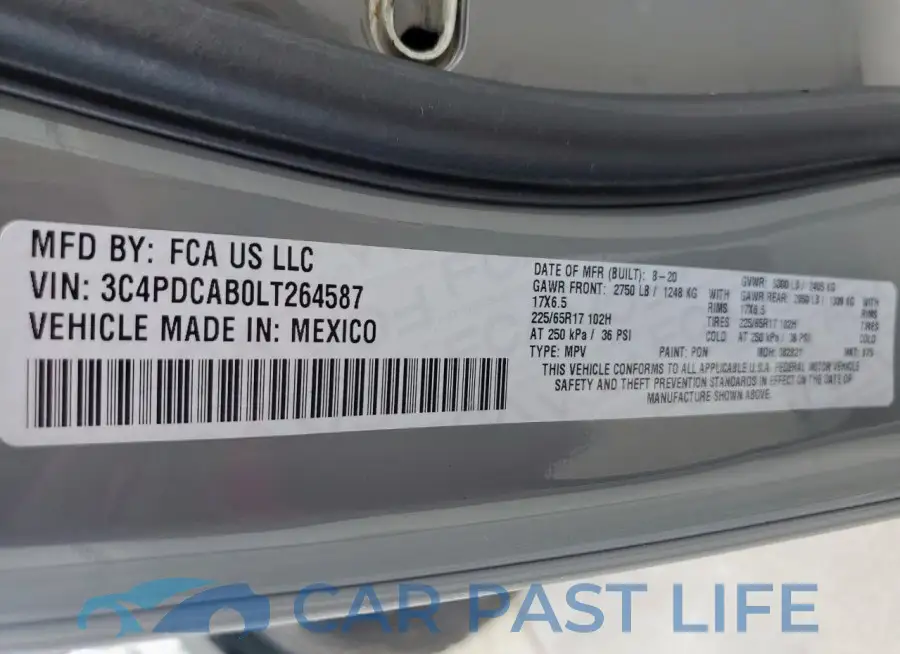 3C4PDCAB0LT264587# 13
