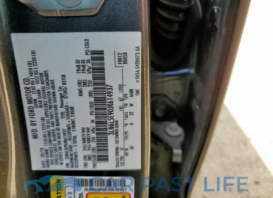 3LN6L5E90JR614937# 12