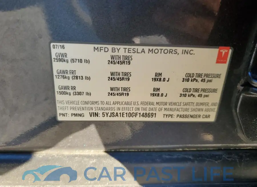 5YJSA1E10GF148691# 12