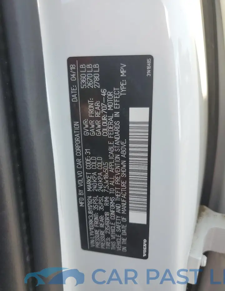 LYV102RK3JB117824# 13