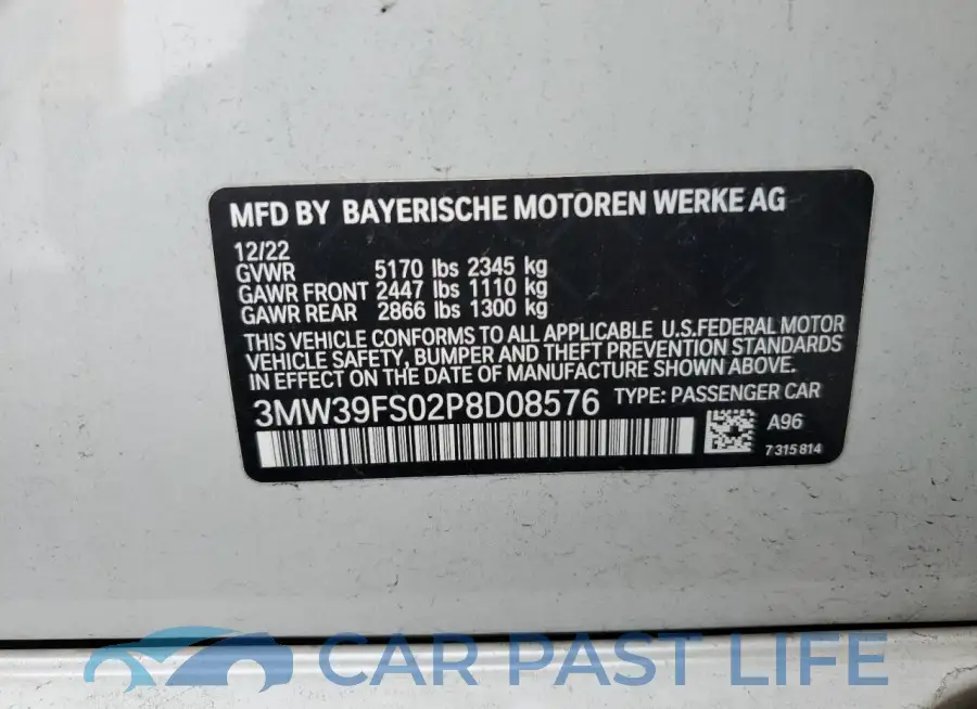3MW39FS02P8D08576# 12
