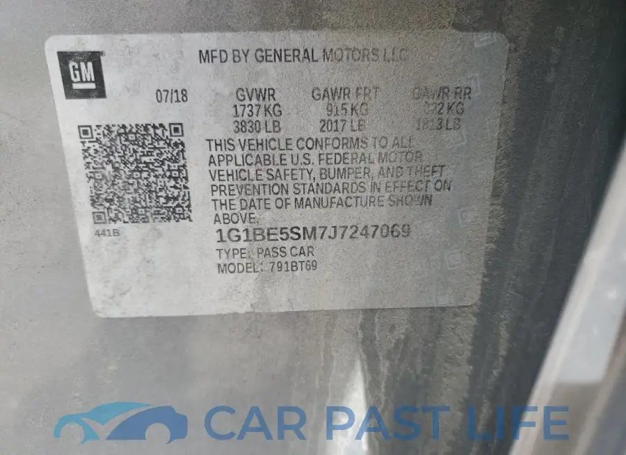 1G1BE5SM7J7247069# 12