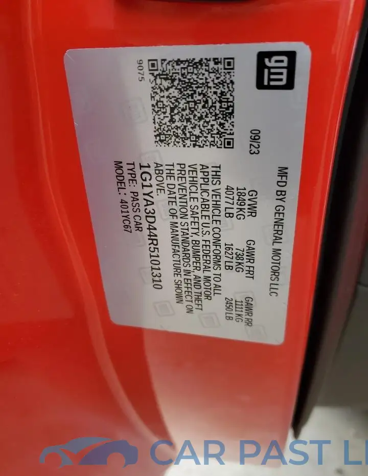 1G1YA3D44R5101310# 12