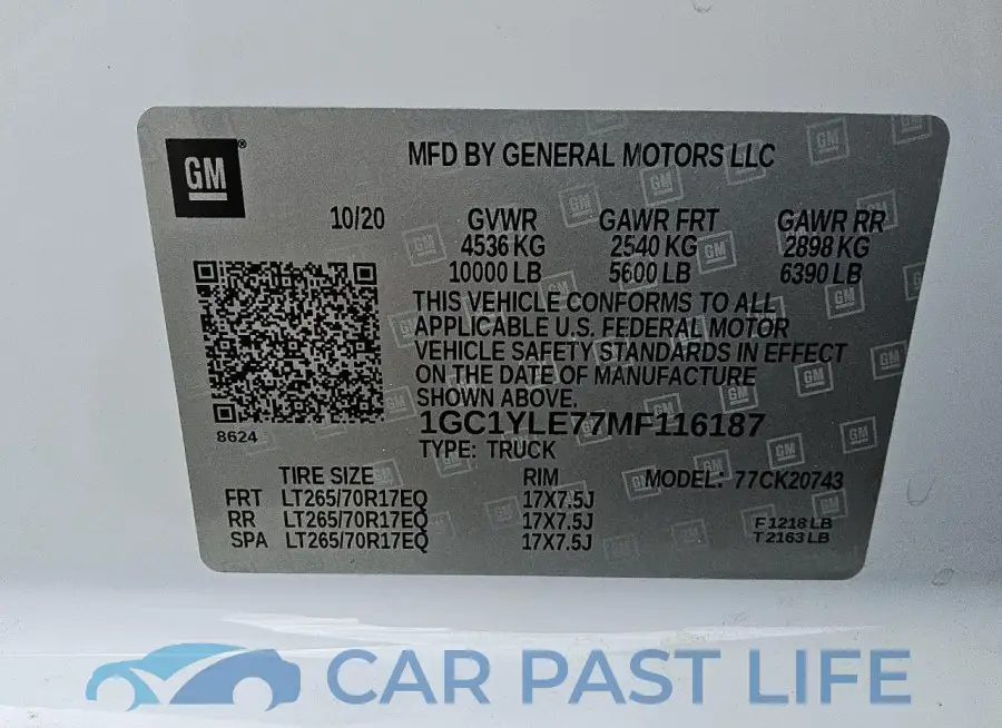 1GC1YLE77MF116187# 13