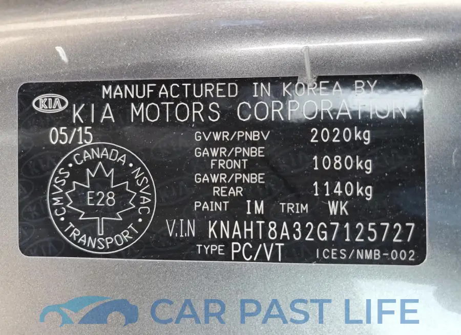 KNAHT8A32G7125727# 12