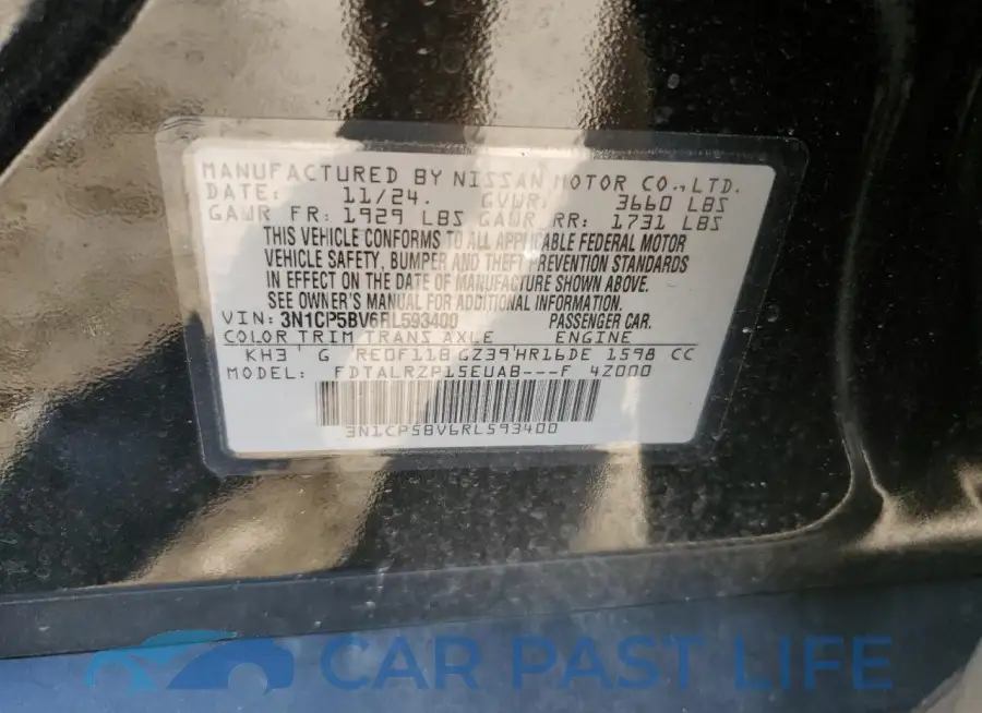3N1CP5BV6RL593400# 14