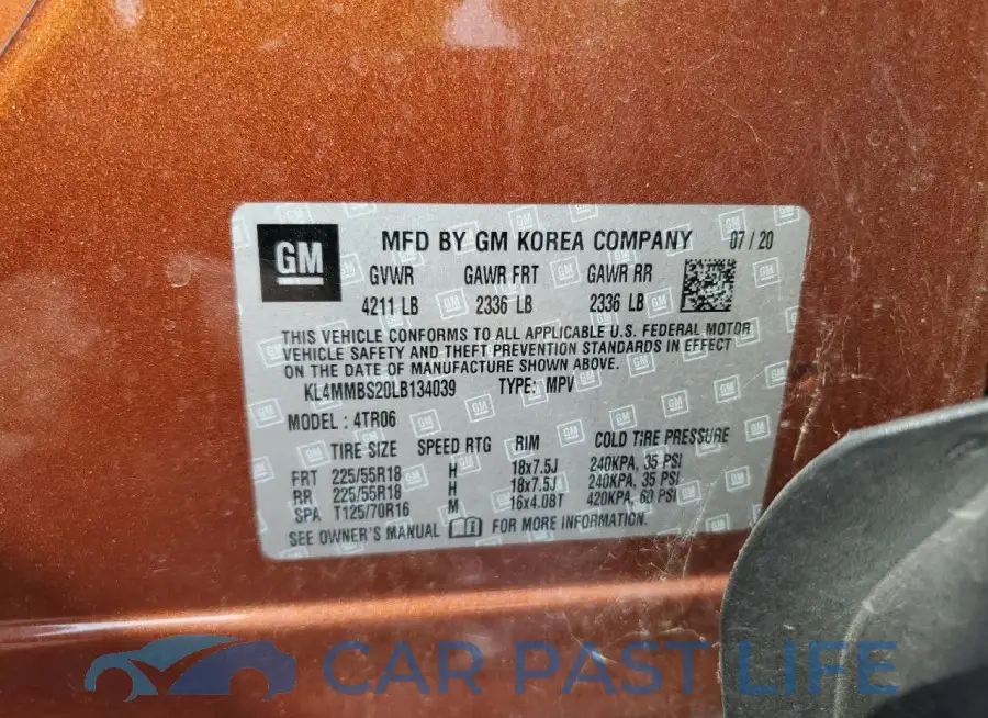 KL4MMBS20LB134039# 13