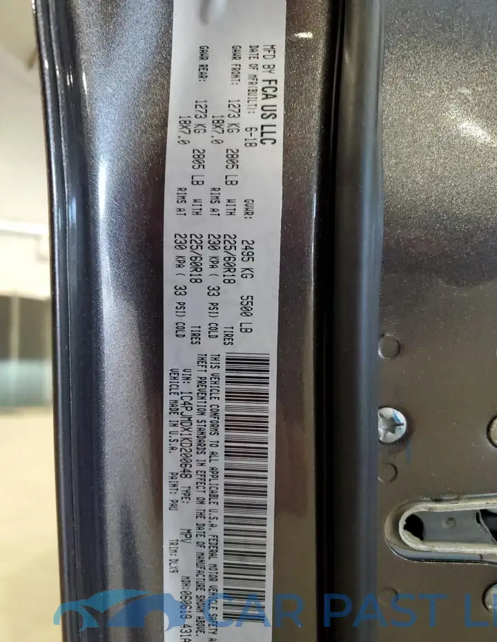 1C4PJMDX1KD200648# 13