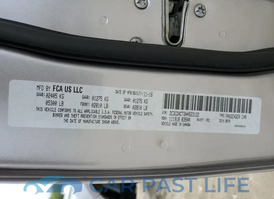 2C3CDXCT3HH523122# 13