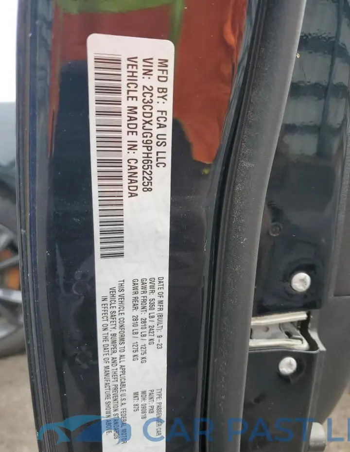 2C3CDXJG9PH652258# 12
