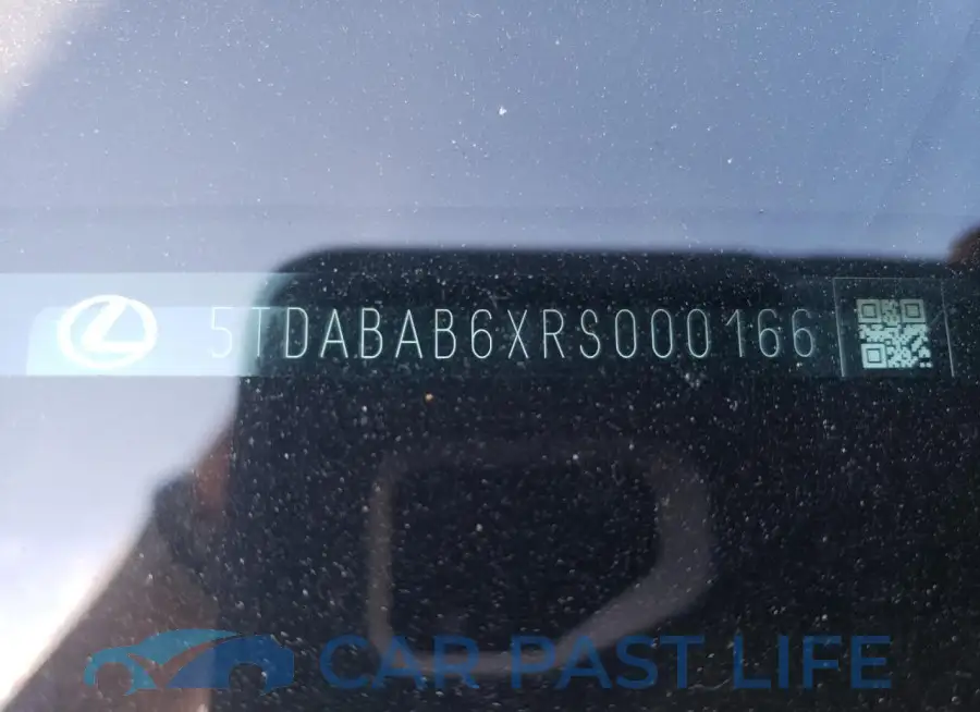 5TDABAB6XRS000166# 13