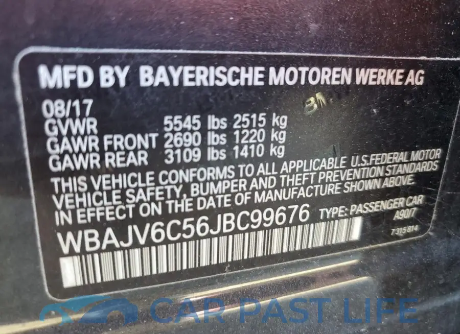 WBAJV6C56JBC99676# 12
