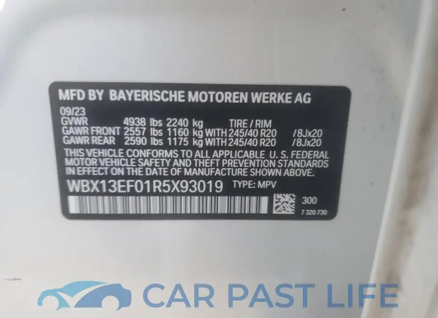 WBX13EF01R5X93019# 12