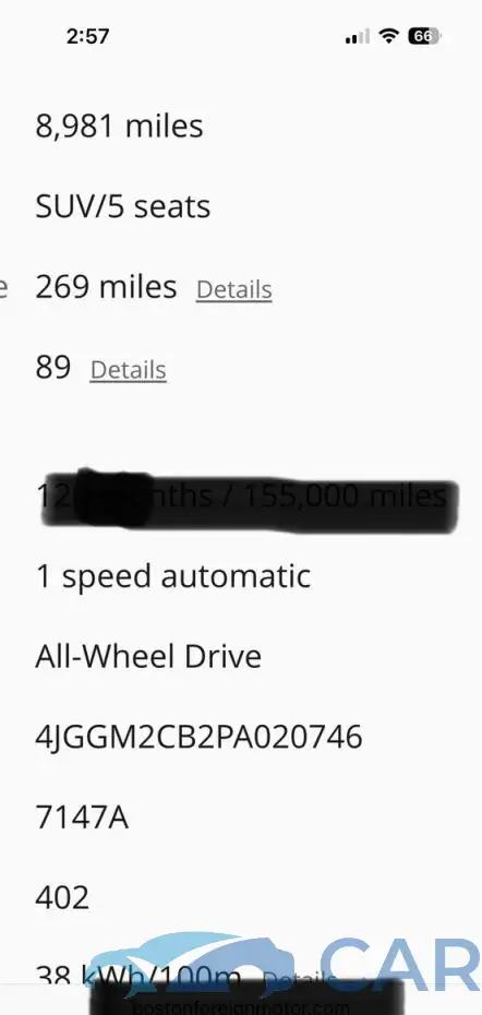 4JGGM2CB2PA020746# 10