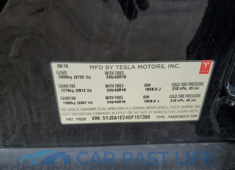 5YJSA1E24GF157368# 12