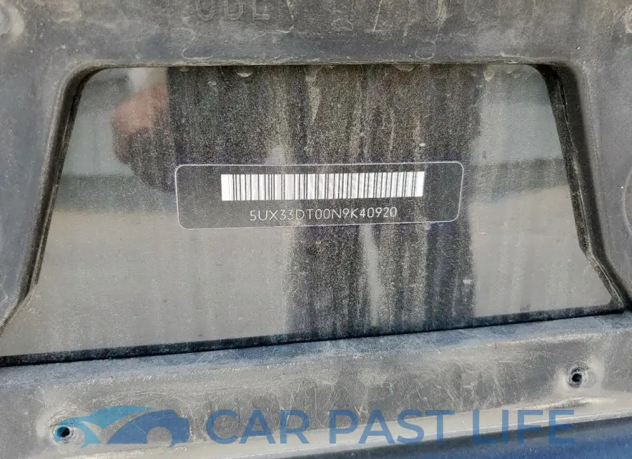 5UX33DT00N9K40920# 13