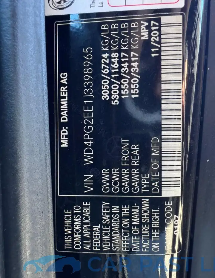 WD4PG2EE1J3398965# 10