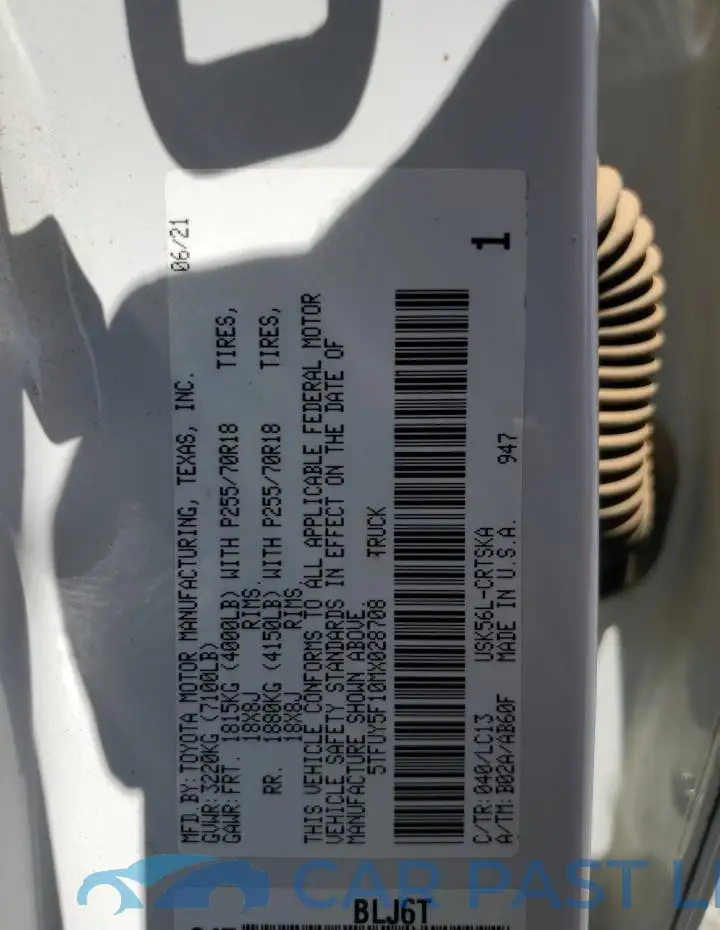 5TFUY5F10MX028708# 12