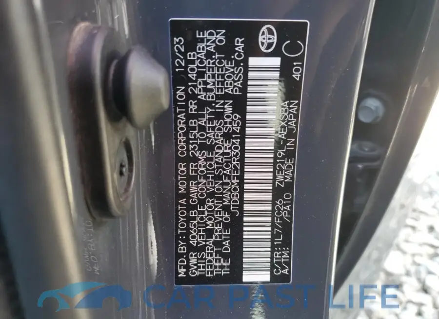 JTDBCMFE2R3041459# 12