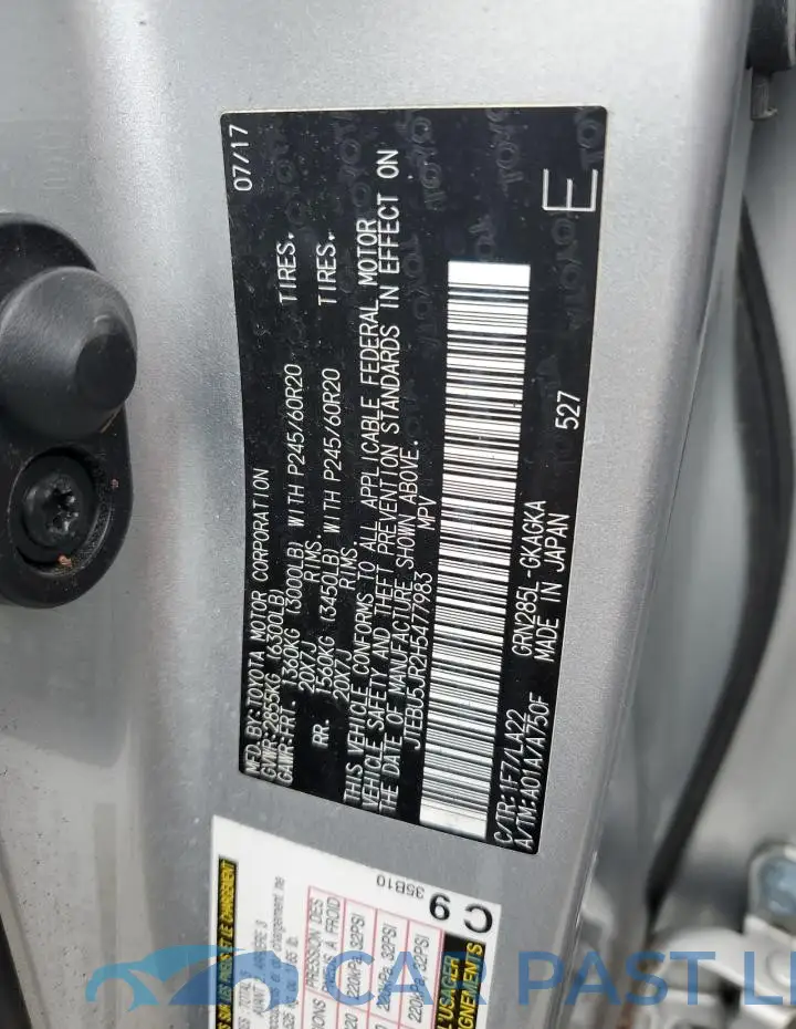 JTEBU5JR2H5477983# 13