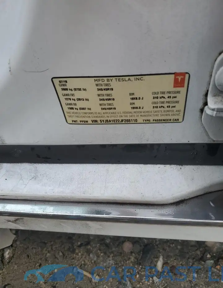 5YJSA1E22JF265110# 12