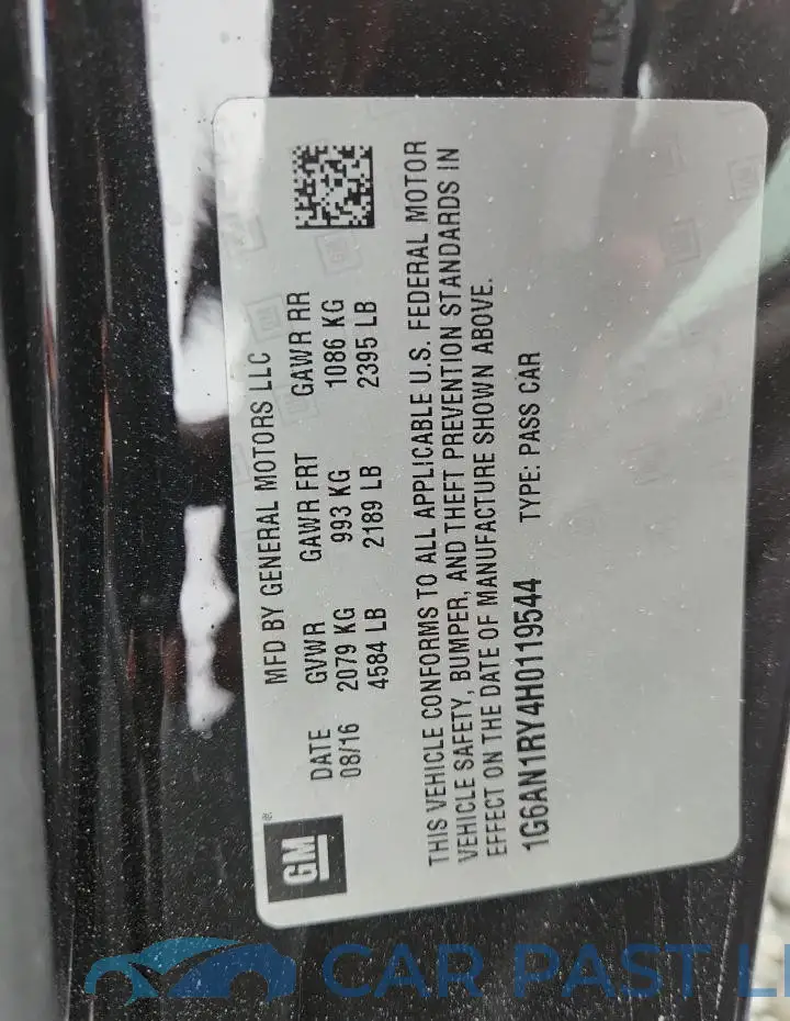 1G6AN1RY4H0119544# 13