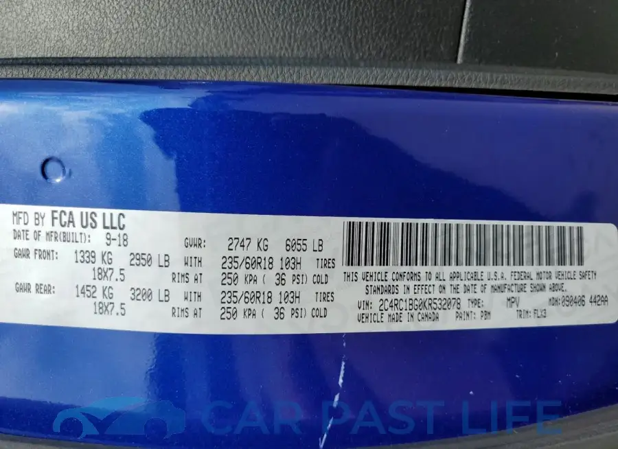 2C4RC1BG0KR532078# 14