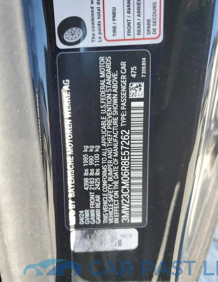 3MW23CM06R8E57262# 12