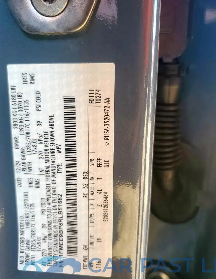 1FMEE9BP8RLB51682# 12