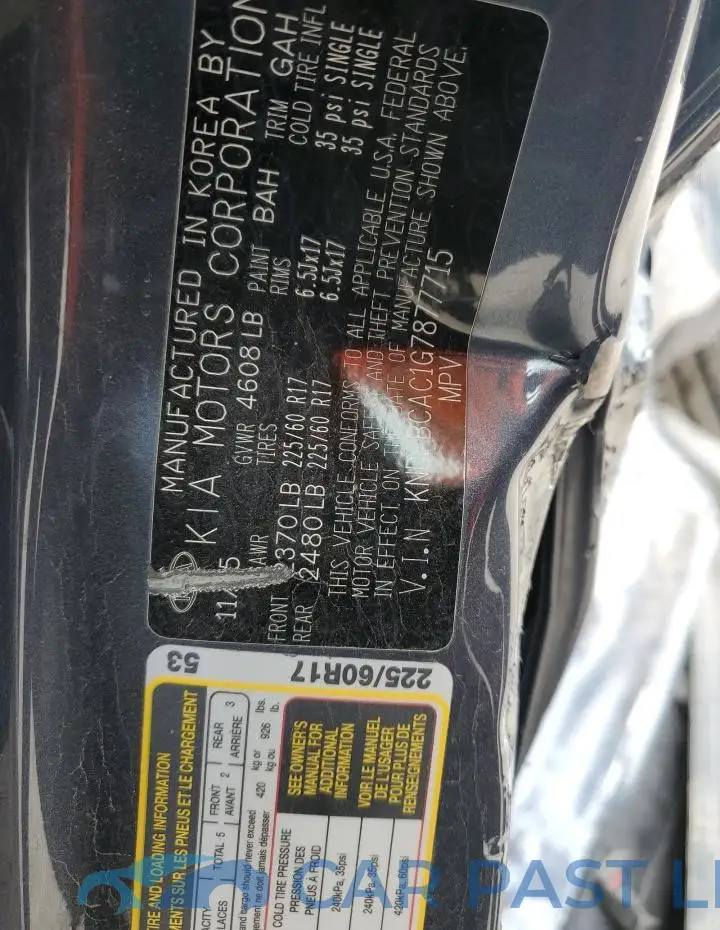 KNDPBCAC1G7877715# 13