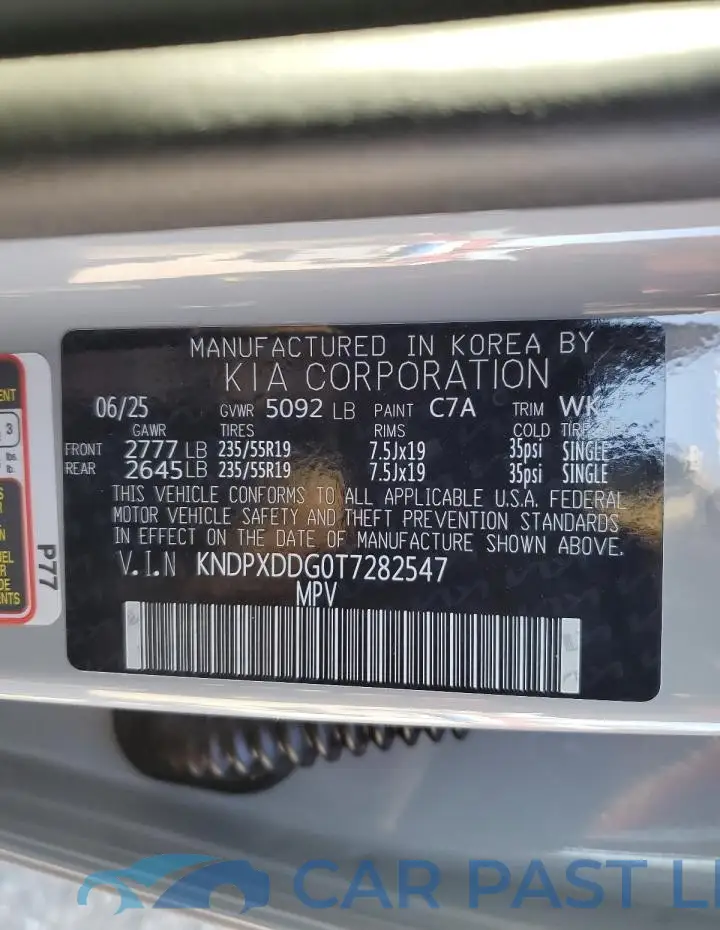 KNDPXDDG0T7282547# 13