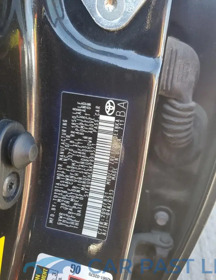 5YFBURHE6KP899571# 13