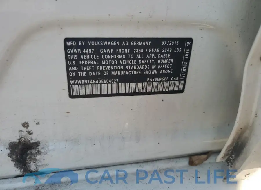 WVWBN7AN4GE504027# 12