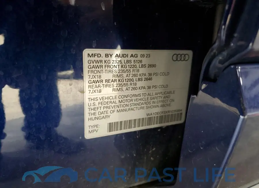 WA1DECF3XR1035894# 14