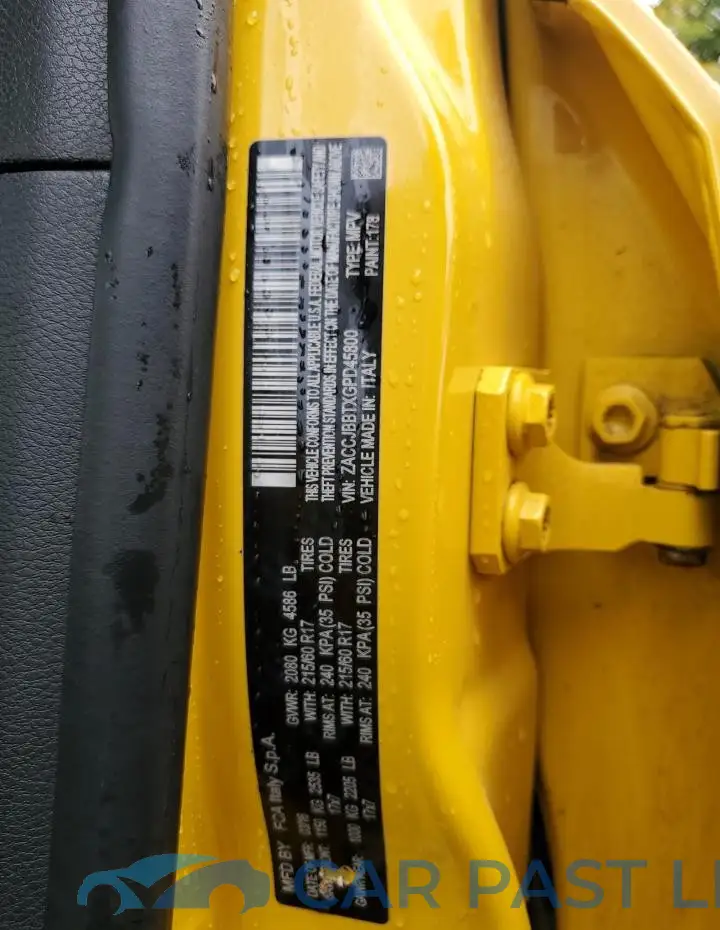ZACCJBBTXGPD45800# 13