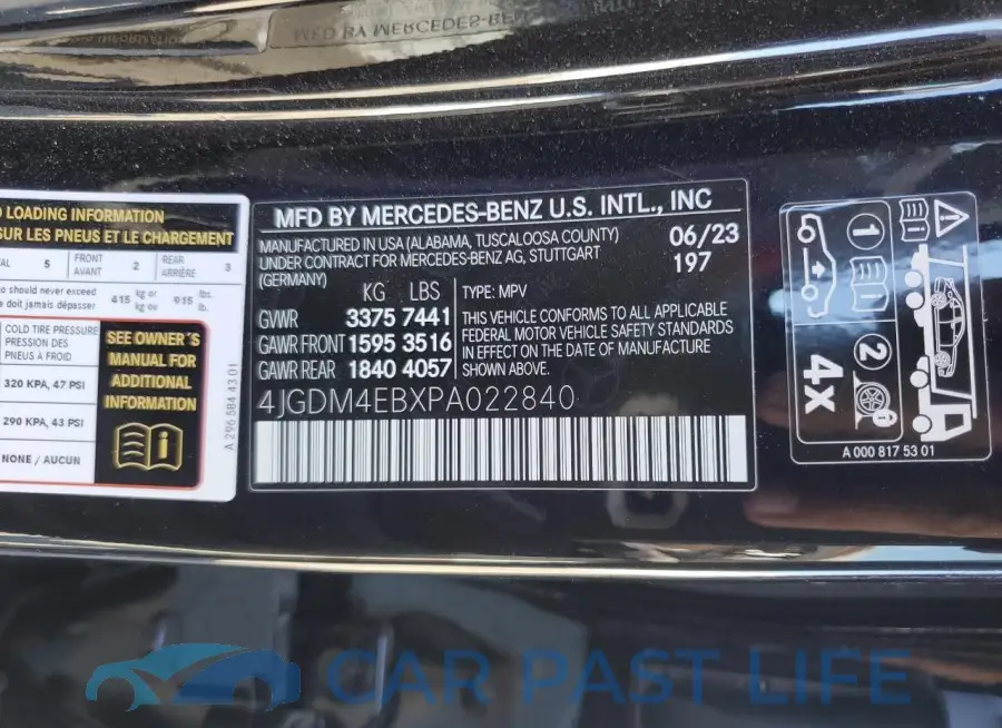 4JGDM4EBXPA022840# 14