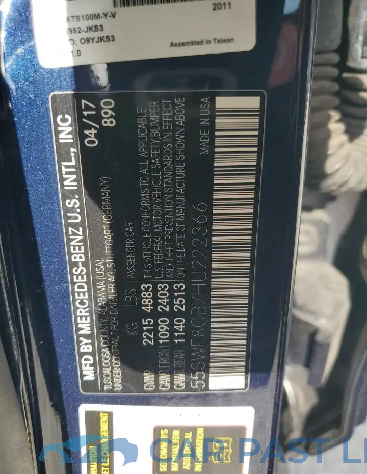 55SWF8GB7HU222366# 12