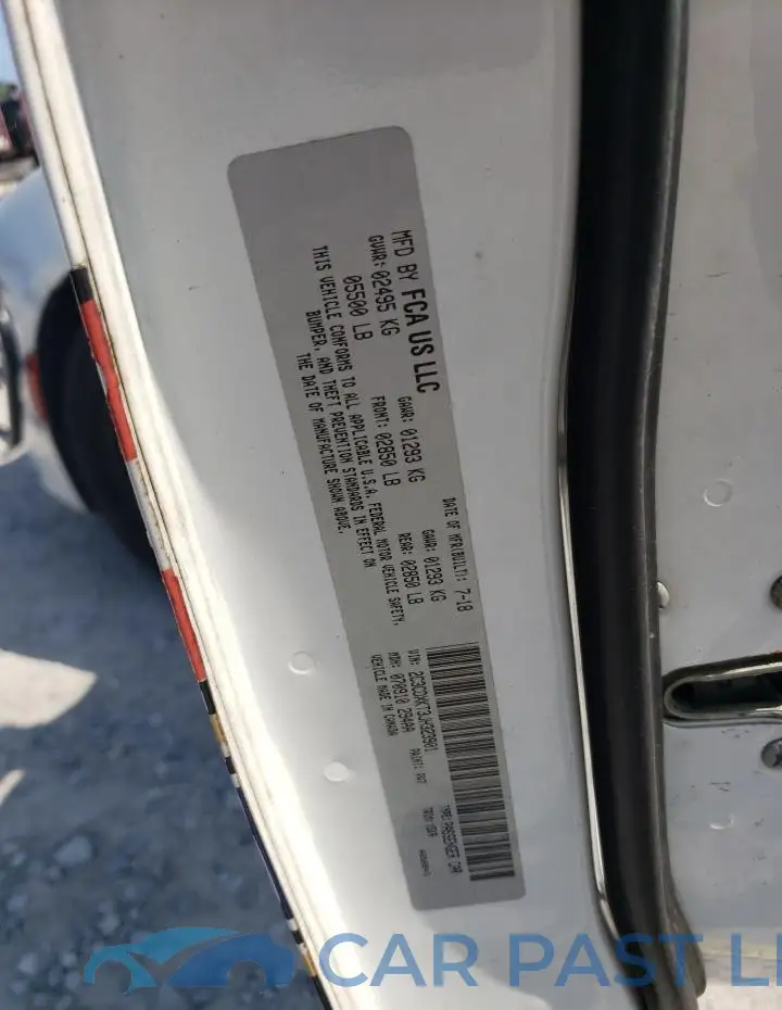 2C3CDXKT3JH323901# 13