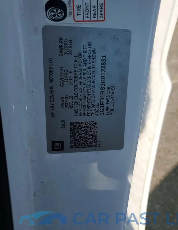 1G1FD1RS3K0123831# 13