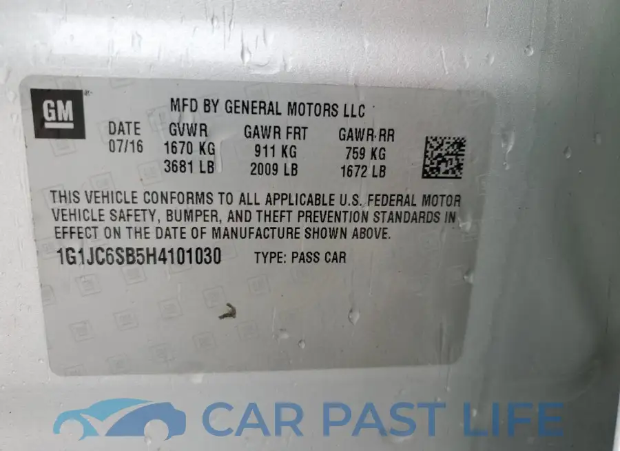 1G1JC6SB5H4101030# 12