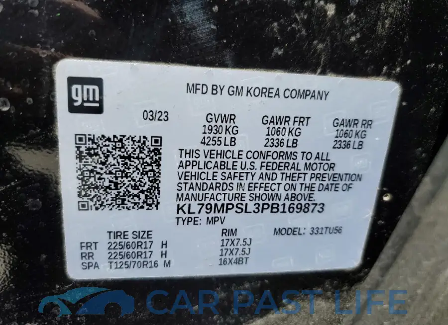 KL79MPSL3PB169873# 13