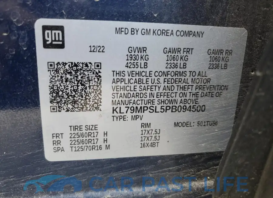KL79MPSL5PB094500# 13