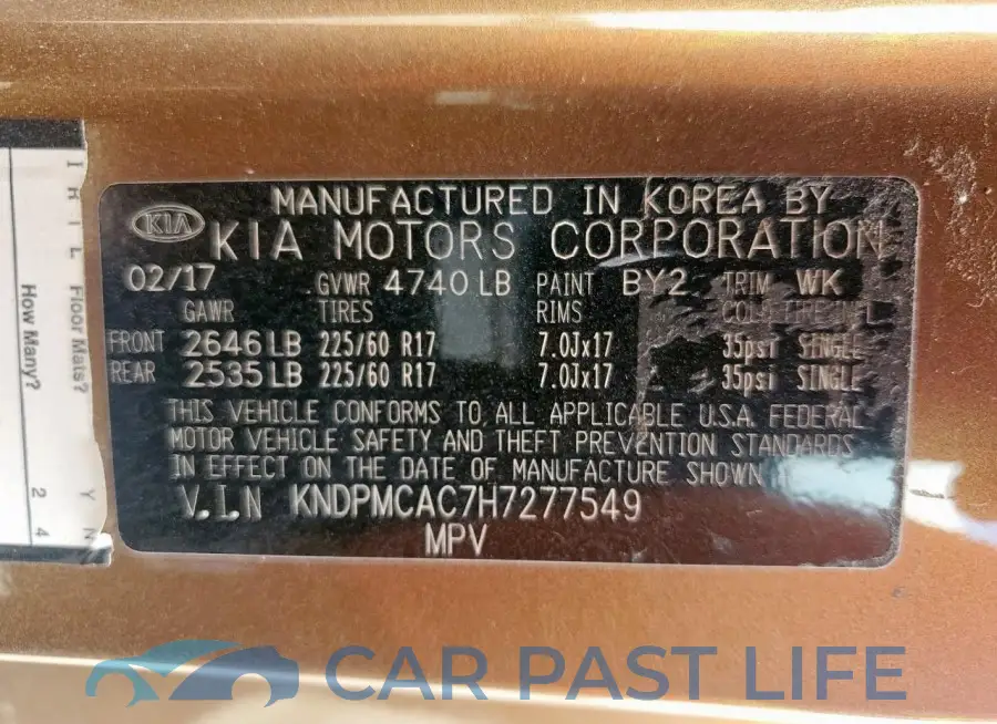 KNDPMCAC7H7277549# 12