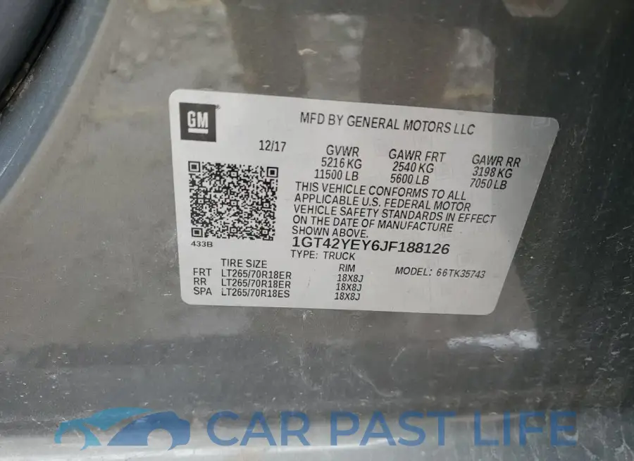 1GT42YEY6JF188126# 12
