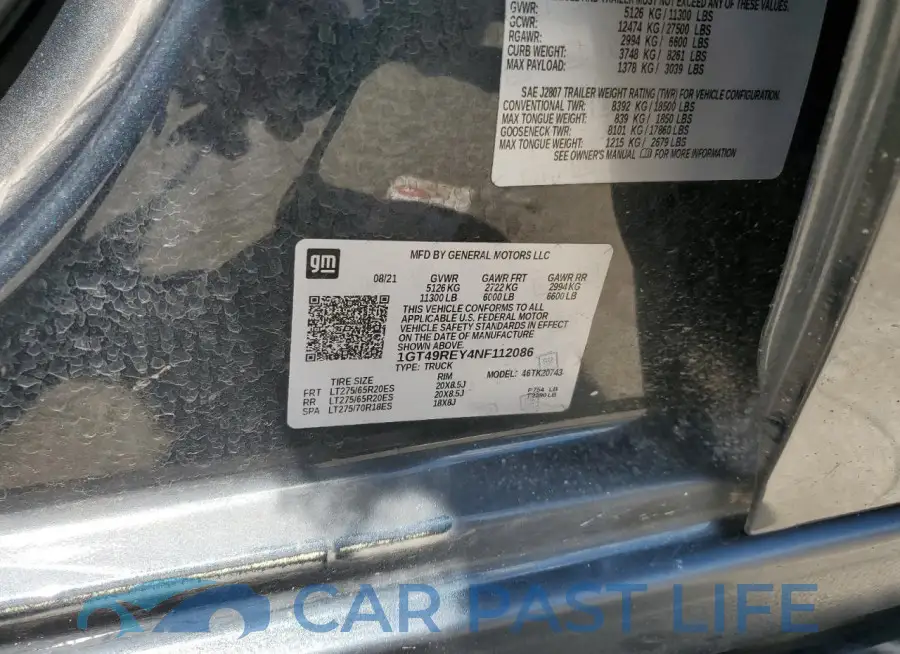 1GT49REY4NF112086# 13
