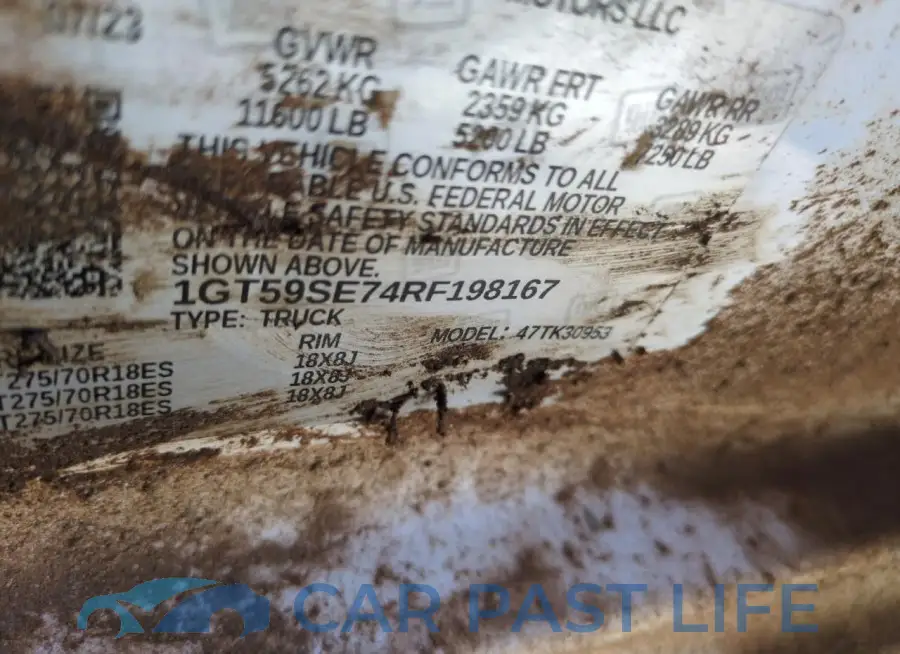 1GT59SE74RF198167# 12