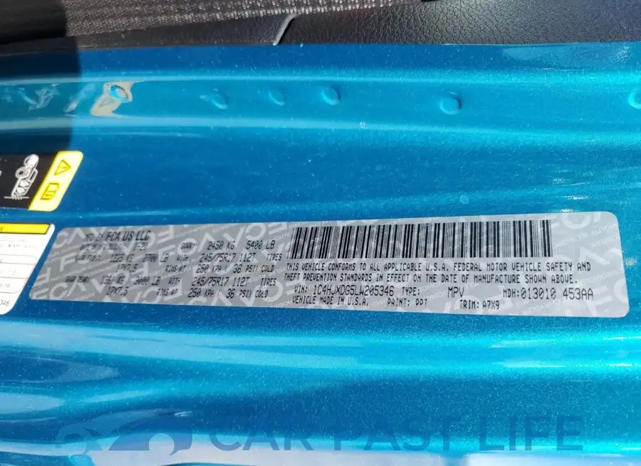 1C4HJXDG5LW205346# 12