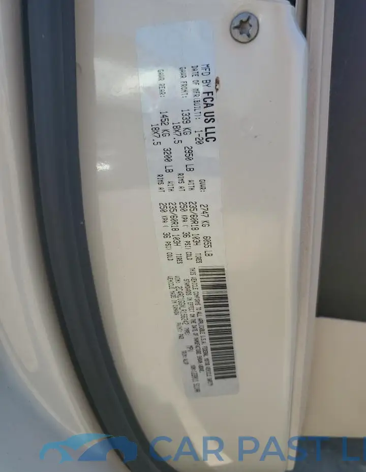 2C4RC1GGXLR156242# 13
