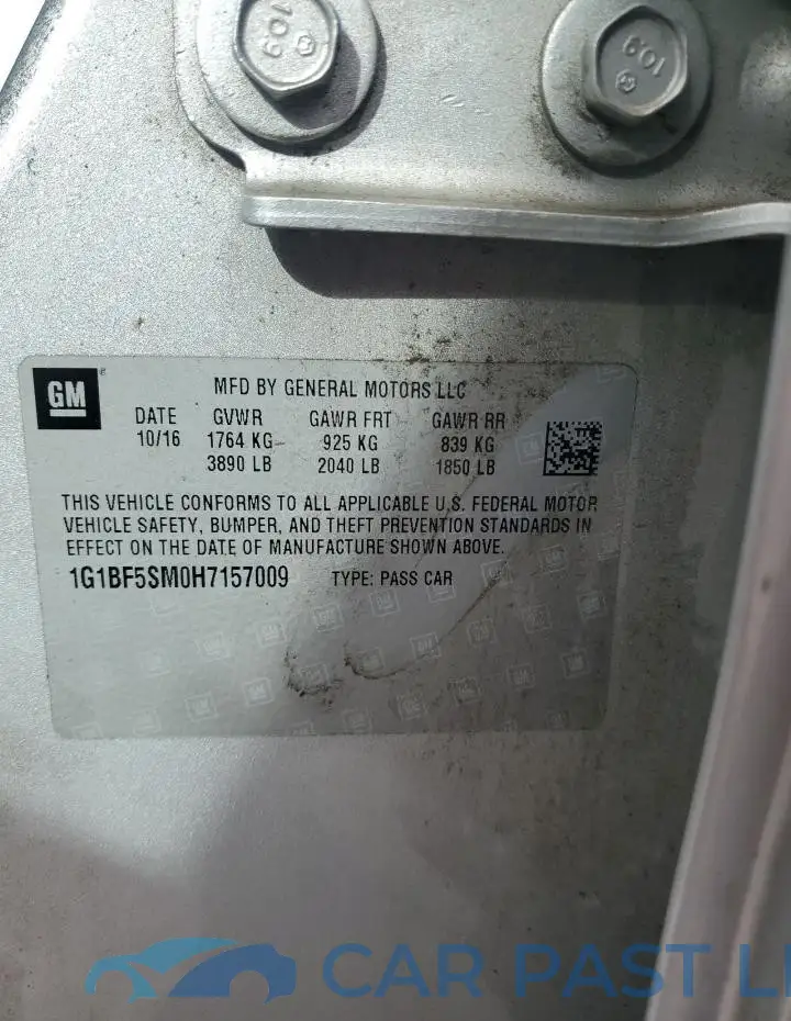 1G1BF5SM0H7157009# 12